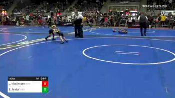 43 lbs Semifinal - Lane Mcclintock, Sebolt Wrestling Academy vs Brock Taylor, Quest