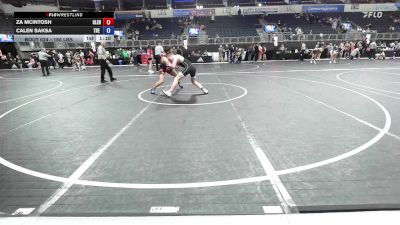 150 lbs Final - Za McIntosh, Glenpool Warriors vs Calen Saksa, The Wrestling Mill