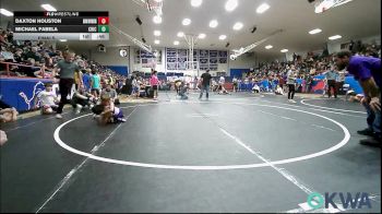 52 lbs Final - Daxton Houston, Skiatook Youth Wrestling vs Michael Fabela, Chickasha Youth Wrestling