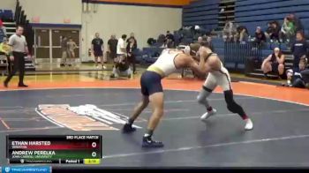 133 lbs 3rd Place Match - Andrew Perelka, John Carroll University vs Ethan Harsted, Wheaton