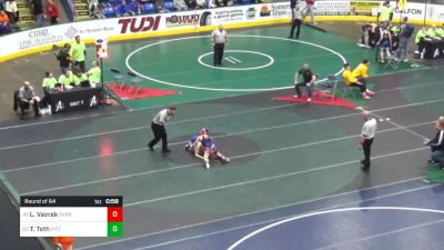 103 lbs Round Of 64 - Liam Vavrek, Perkiomen Valley vs Tibor Toth, Pittston