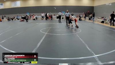 60 lbs Quarterfinal - Jameson Duckworth, Pinning Pythons vs Eli Dotson, Shenandoah Valley Elite Wrestling Club