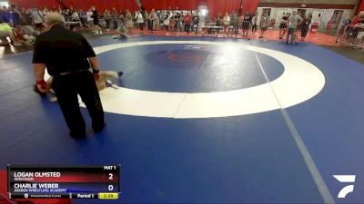 152 lbs Cons. Round 1 - Logan Olmsted, Wisconsin vs Charlie Weber, Askren Wrestling Academy