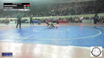 76 lbs Round Of 16 - Grayson Ishmael, Broken Arrow vs Julien Mejia, Prodigy Elite Wrestling