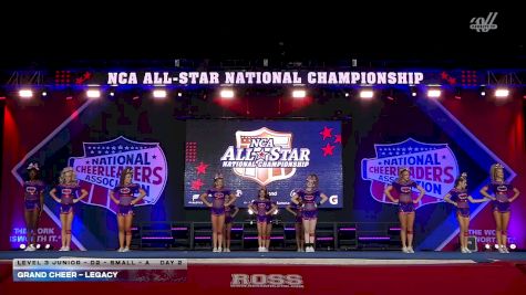Grand Cheer - Legacy [2026 L3 Junior - D2 - Small - A Day 2] 2026 NCA All-Star National Championship