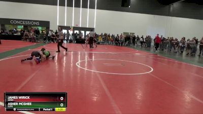 60 lbs Quarterfinal - James Wirick, GENO vs Asher McGhee, CLFO