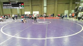 126 lbs Cons. Round 2 - Wyatt Guthery, Harrah vs Easton Reyes, Hinton