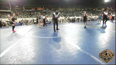 92 lbs Consi Of 16 #2 - Wyatt Rochell, Duncan Demon Wrestling vs Jordan Rasberry, Henryetta Knights Wrestling Club