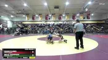 106 lbs Cons. Round 2 - Gianni Flores, John W North vs Bryce Thompson, Riverside Poly