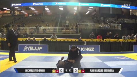 Ruan Marques De Oliveira vs Michael Seyed Sahebi 2025 Pan Jiu Jitsu IBJJF Championship