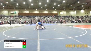 200 lbs Round Of 16 - Elijah Fjell, Double Dogs Wrestling vs Brayton Feister, Westshore Wrestling Club