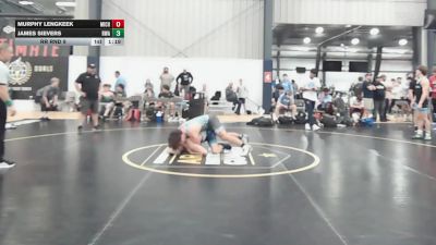 141 lbs Rr Rnd 9 - Murphy Lengkeek, Michigan Premier Red - BHS vs James Sievers, Roundtree Wrestling Academy - BHS