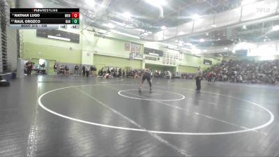 138 lbs Cons. Round 3 - Nathan Lugo, MONROE vs Raul Orozco, BANNING