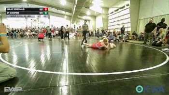92 lbs Consolation - Isaac Emerald, Raw Wrestling Club vs JP Cooper, Bristow Elementary Wrestling Club