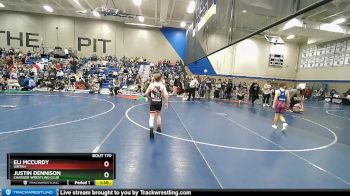 92 lbs Champ. Round 2 - Eli McCurdy, Uintah vs Justin Dennison, Charger Wrestling Club