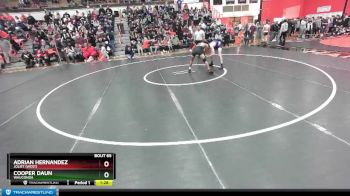 138 lbs Champ. Round 1 - Adrian Hernandez, Joliet (WEST) vs Cooper Daun, WAUCONDA