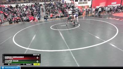 138 lbs Champ. Round 1 - Adrian Hernandez, Joliet (WEST) vs Cooper Daun, WAUCONDA