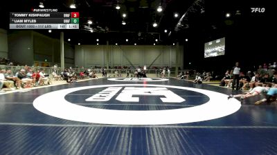 117 lbs Quarterfinal - Tommy Kishpaugh, Unaffiliated vs Liam Myles, Unaffiliated