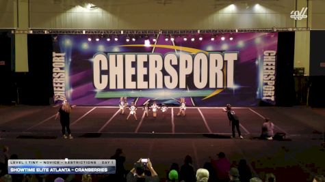 Showtime Elite Atlanta - Cranberries [2025 L1 Tiny - Novice - Restrictions Day 1] 2025 CHEERSPORT Cartersville Classic