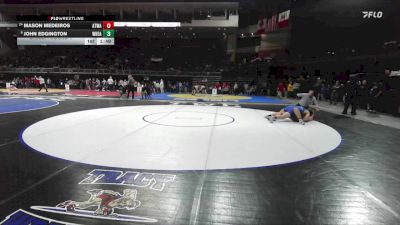 190 lbs Champ. Round 1 - John Edgington, Wheatland vs Mason Medeiros, Atwater