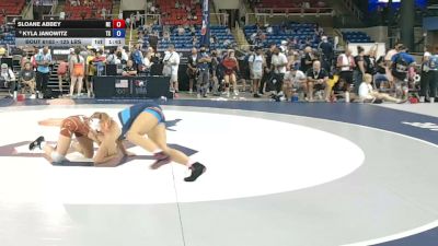 125 lbs Cons. Rd Of 32 - Sloane Abbey, Nebraska vs Kyla Janowitz, Texas