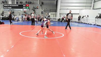 100 lbs Rr Rnd 1 - Brielle Richardson, Backyard Barbies - HSG vs Ella Paris, Orchard South Girls - HSG