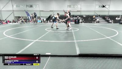 126 lbs Semis & 1st Wrestleback (8 Team) - Ben Kohler, Utah vs Enrique Soto, Colorado