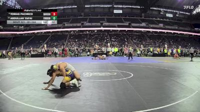 D1-144 lbs Cons. Round 3 - Abdullah Yafai, Fordson HS vs Tobias Pacheco, Davison HS