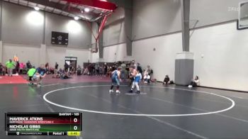 105 lbs Cons. Round 3 - Nicholas Gibbs, Arab Youth Wrestling vs Maverick Atkins, Northside Takedown Wrestling C