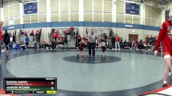 43 lbs Round 3 (3 Team) - Easton Coffey, Dragon Wrestling Club vs Hudson McCann, Bulldog Premier Wrestling Club