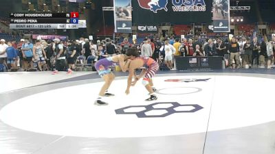 120 lbs Cons. Sub-quarters - Cody Householder, Pennsylvania vs Pedro Pena, Arizona