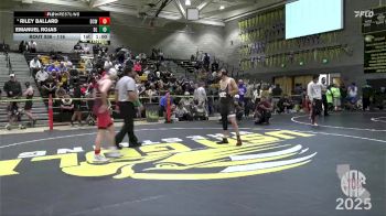 116 lbs Cons. Semi - Emanuel Rojas, Desmond Longhorns vs Riley Ballard, Daniel Cormier WC