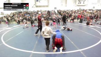 58 lbs Champ. Round 1 - Easton DeLauter, B2 Wrestling Academy vs John Hall, Journeymen Wrestling Club