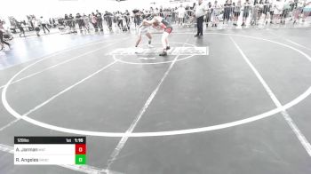 126 lbs Round Of 16 - Adden Jarman, Mat Monsters vs Ricky Angeles, Rancho Bernardo WC