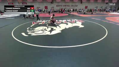 133 lbs Quarterfinal - Jordan Rasof, Wisconsin-Whitewater vs Chance Suddeth, Augsburg