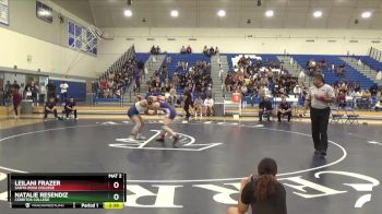 160 lbs Quarterfinal - Natalie Resendiz, Cerritos College vs Leilani Frazer, Santa Rosa College