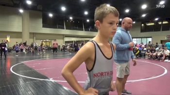 80 lbs Round 2 (6 Team) - Coleson Cogar, North Desoto Wrestling Academy vs Porter Walsh, BHWC/Florida Supreme Young Guns