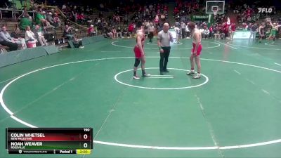 190 lbs Semifinal - Noah Weaver, Rossville vs Colin Whetsel, New Palestine