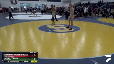 126 lbs Cons. Round 5 - Brandon Walter-Strauss, West Torrance vs Moses Correa, El Dorado