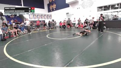 75 lbs Cons. Semi - Alexander Marroquin, Mantanona TC vs Emma Angel, Reign WC