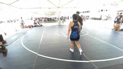 136 lbs 5th Place - Aubrei Beltran, El Centro Wolfpack vs Gabriela Bonilla, Surfside RTC