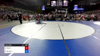 126 lbs Cons 16 #1 - Declan Koch, Wisconsin vs Dominic Brown, Indiana