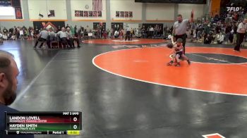 PW-6 lbs Quarterfinal - Landon Lovell, Mcdominate Training Center vs Hayden Smith, Hudson Pirate Elite