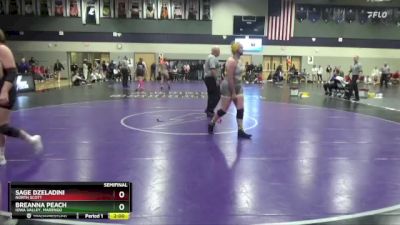 235 lbs Semifinal - Breanna Peach, Iowa Valley, Marengo vs Sage Dzeladini, North Scott