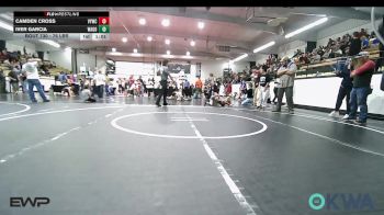 76 lbs Rr Rnd 5 - Camden Cross, Verdigris Youth Wrestling vs Iver Garcia, Wagoner Takedown Club