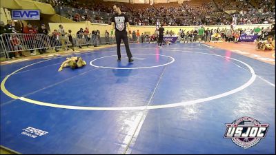 55 lbs Round Of 32 - Myles Wolf Gibson, Standfast vs Jason Easley, Choctaw Ironman Youth Wrestling