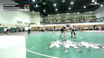 150 lbs Cons. Round 2 - Paul Alas Quintanilla, Brea Olinda vs Jayden Salinas, Foothill (Santa Ana)