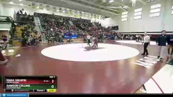 125 lbs Quarterfinal - Dawson Collins, Colorado Mesa vs Maka Yakapin, Simon Fraser