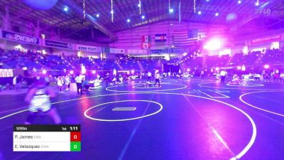 126 lbs Round Of 16 - Peyton James, Eaglecrest WC vs Elijah Velazquez, Standfast