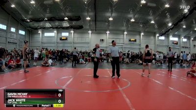 150 lbs Round 4 (6 Team) - Jack White, Top Level vs Gavin McVay, The Wrestling Mill